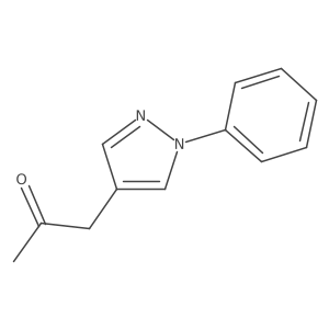1-(1-phenyl-1H-pyrazol-4-yl)propan-2-one结构式