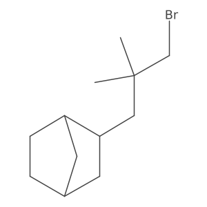 2-(3-Bromo-2,2-dimethylpropyl)bicyclo[2.2.1]heptane Structure