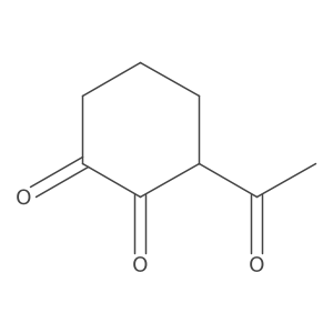 3-Acetylcyclohexane-1,2-dione Structure