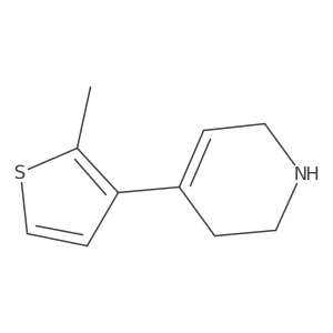 4-(2-Methylthiophen-3-yl)-1,2,3,6-tetrahydropyridine Structure