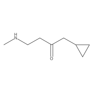 1-Cyclopropyl-4-(methylamino)butan-2-one Structure