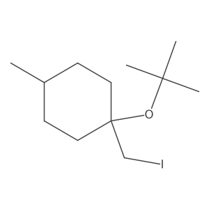 1-(tert-Butoxy)-1-(iodomethyl)-4-methylcyclohexane结构式