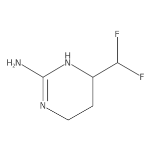 6-(Difluoromethyl)-1,4,5,6-tetrahydropyrimidin-2-amine Structure