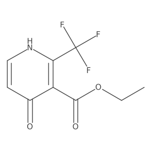Ethyl 4-hydroxy-2-(trifluoromethyl)nicotinate Structure