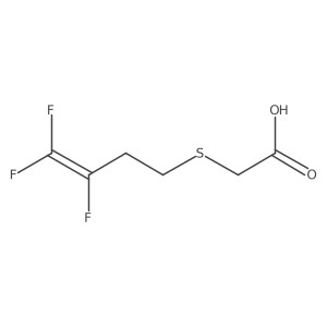 2-((3,4,4-Trifluorobut-3-en-1-yl)thio)aceticacid Structure
