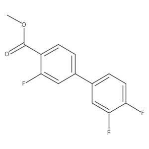 Methyl 4-(3,4-difluorophenyl)-2-fluorobenzoate Structure