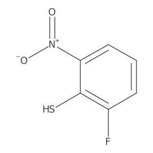 2-Fluoro-6-nitrobenzene-1-thiol结构式