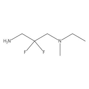 (3-Amino-2,2-difluoropropyl)(ethyl)methylamine Structure
