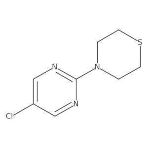4-(5-Chloropyrimidin-2-yl)thiomorpholine结构式