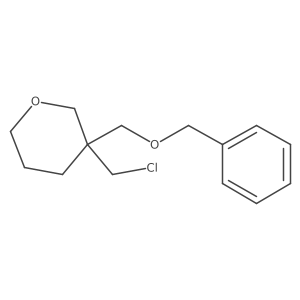 3-[(Benzyloxy)methyl]-3-(chloromethyl)oxane Structure
