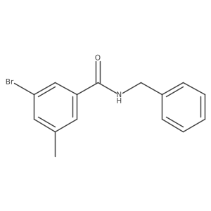 N-benzyl-3-bromo-5-methylbenzamide结构式