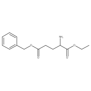 5-Benzyl 1-ethyl 2-aminopentanedioate结构式