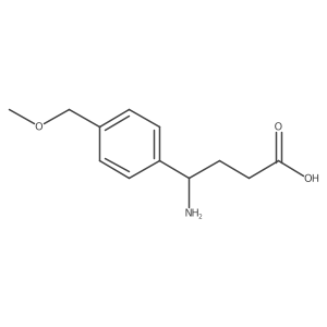 4-Amino-4-[4-(methoxymethyl)phenyl]butanoic acid Structure