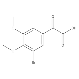 2-(3-Bromo-4,5-dimethoxyphenyl)-2-oxoacetic acid结构式