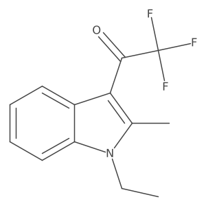 1-(1-Ethyl-2-methyl-1H-indol-3-yl)-2,2,2-trifluoroethan-1-one Structure
