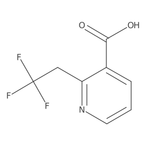 2-(2,2,2-Trifluoroethyl)nicotinic acid结构式