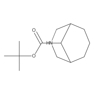 Tert-butyl 3-azabicyclo[3.3.1]nonane-9-carboxylate结构式