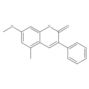 7-Methoxy-5-methyl-3-phenyl-2H-1-benzopyran-2-one Structure