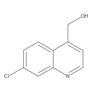 4-Hydroxymethyl-7-chloroquinoline结构式