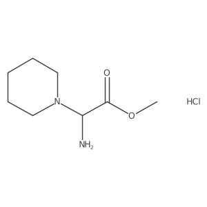 3-(1-Piperidinyl)-D-Ala-OMe.HCl Structure