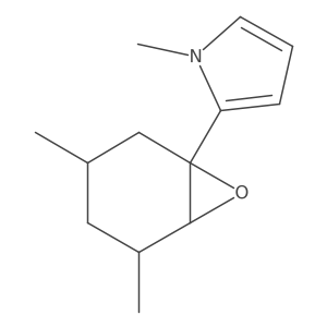 2-{3,5-dimethyl-7-oxabicyclo[4.1.0]heptan-1-yl}-1-methyl-1H-pyrrole Structure