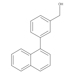 (3-(Naphthalen-1-yl)phenyl)methanol Structure