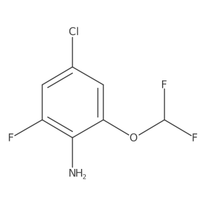 4-Chloro-2-(difluoromethoxy)-6-fluoroaniline Structure