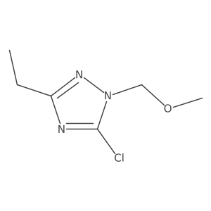 5-Chloro-3-ethyl-1-(methoxymethyl)-1h-1,2,4-triazole Structure