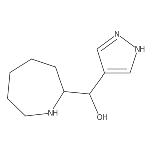(Azepan-2-yl)(1h-pyrazol-4-yl)methanol Structure