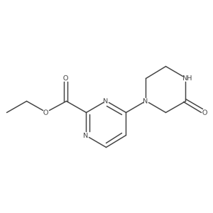 Ethyl 4-(3-oxopiperazin-1-yl)pyrimidine-2-carboxylate Structure