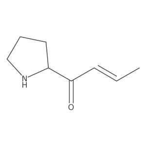 1-[(2R)-pyrrolidin-2-yl]but-2-en-1-one Structure