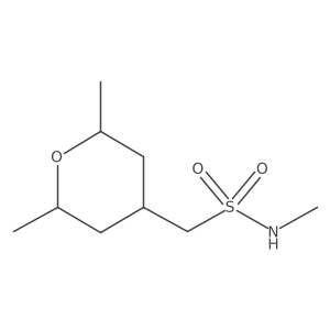 1-[(2R,6S)-2,6-dimethyloxan-4-yl]-N-methylmethanesulfonamide Structure