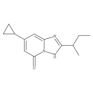 2-(Butan-2-yl)-7-cyclopropyl-[1,2,4]triazolo[1,5-a]pyridin-5-ol结构式