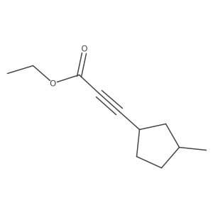 Ethyl 3-(3-methylcyclopentyl)prop-2-ynoate Structure