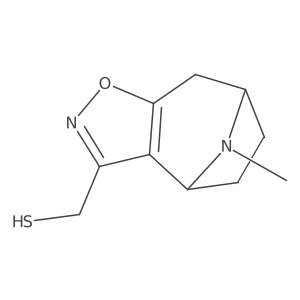 {11-Methyl-5-oxa-4,11-diazatricyclo[6.2.1.0,2,6]undeca-2(6),3-dien-3-yl}methanethiol结构式