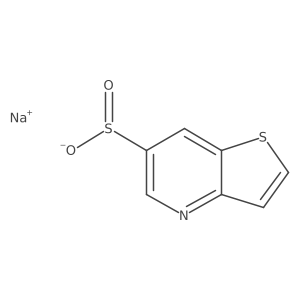 Sodium thieno[3,2-b]pyridine-6-sulfinate Structure