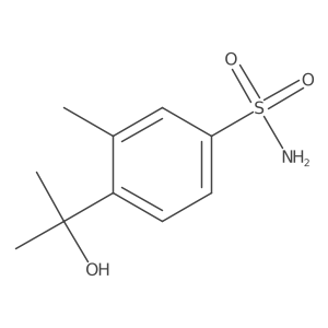 4-(2-Hydroxypropan-2-yl)-3-methylbenzenesulfonamide Structure