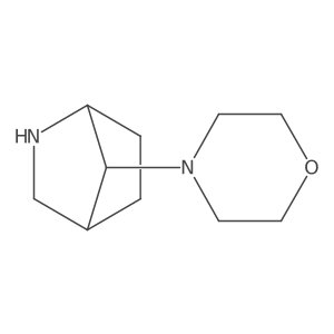 4-(2-Azabicyclo[2.2.1]heptan-7-yl)morpholine结构式