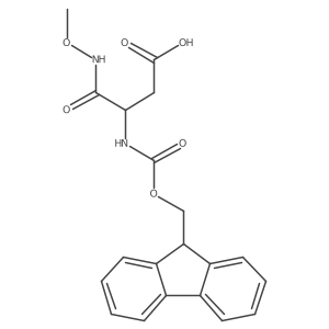 3-({[(9H-fluoren-9-yl)methoxy]carbonyl}amino)-3-(methoxycarbamoyl)propanoic acid Structure