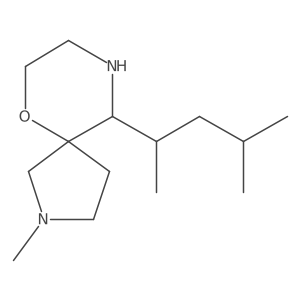 2-Methyl-10-(4-methylpentan-2-yl)-6-oxa-2,9-diazaspiro[4.5]decane Structure