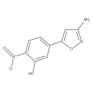 5-(3-Amino-1,2-oxazol-5-yl)-2-nitrophenol Structure