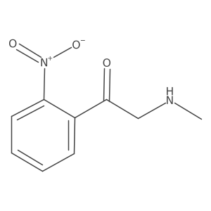 2-(Methylamino)-1-(2-nitrophenyl)ethan-1-one结构式