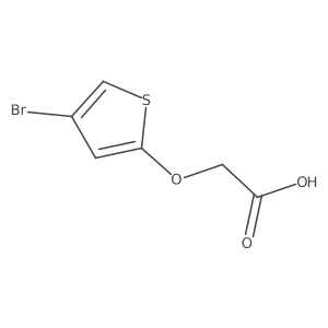 2-[(4-Bromothiophen-2-yl)oxy]acetic acid Structure