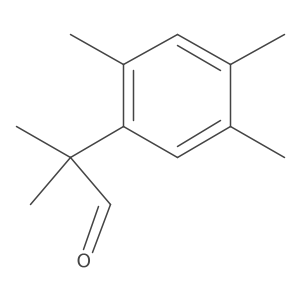 2-Methyl-2-(2,4,5-trimethylphenyl)propanal Structure