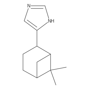 4-{6,6-dimethylbicyclo[3.1.1]heptan-2-yl}-1H-imidazole结构式