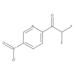 2,2-Difluoro-1-(5-nitropyridin-2-yl)ethan-1-one Structure