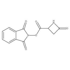 1,3-dioxo-2,3-dihydro-1H-isoindol-2-yl 4-oxoazetidine-2-carboxylate结构式