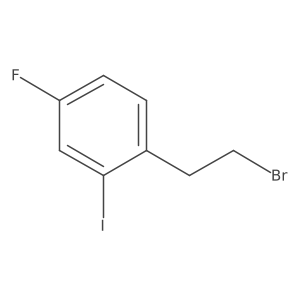 1-(2-Bromoethyl)-4-fluoro-2-iodobenzene Structure