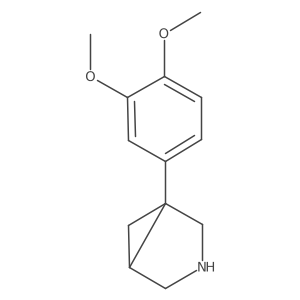 1-(3,4-Dimethoxyphenyl)-3-azabicyclo[3.1.0]hexane Structure