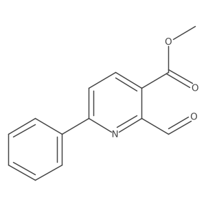 Methyl 2-formyl-6-phenylnicotinate Structure